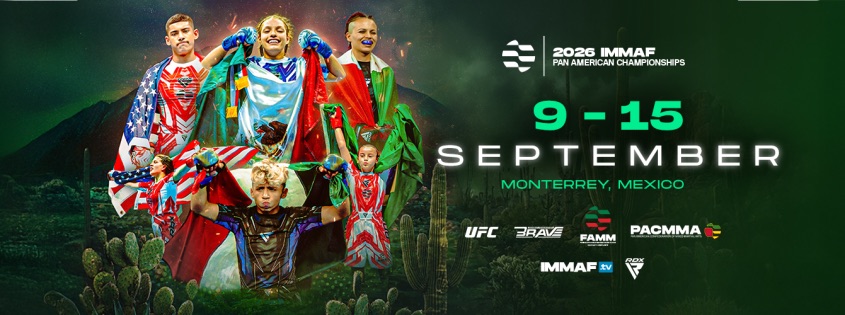 Poster del Campeonato Panamericano IMMAF 2026 - Monterrey, México