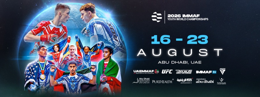 Poster del Campeonato Mundial Juvenil IMMAF 2026 - Abu Dhabi
